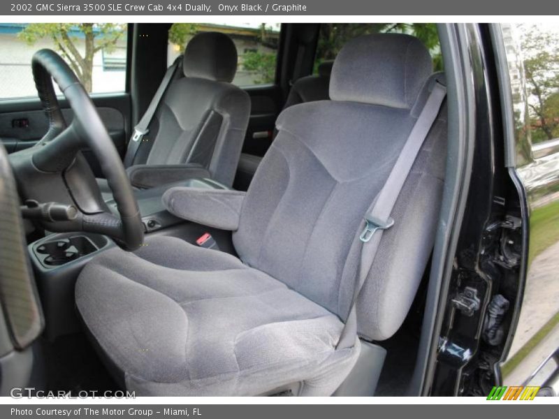 Onyx Black / Graphite 2002 GMC Sierra 3500 SLE Crew Cab 4x4 Dually