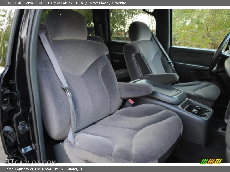 Onyx Black / Graphite 2002 GMC Sierra 3500 SLE Crew Cab 4x4 Dually