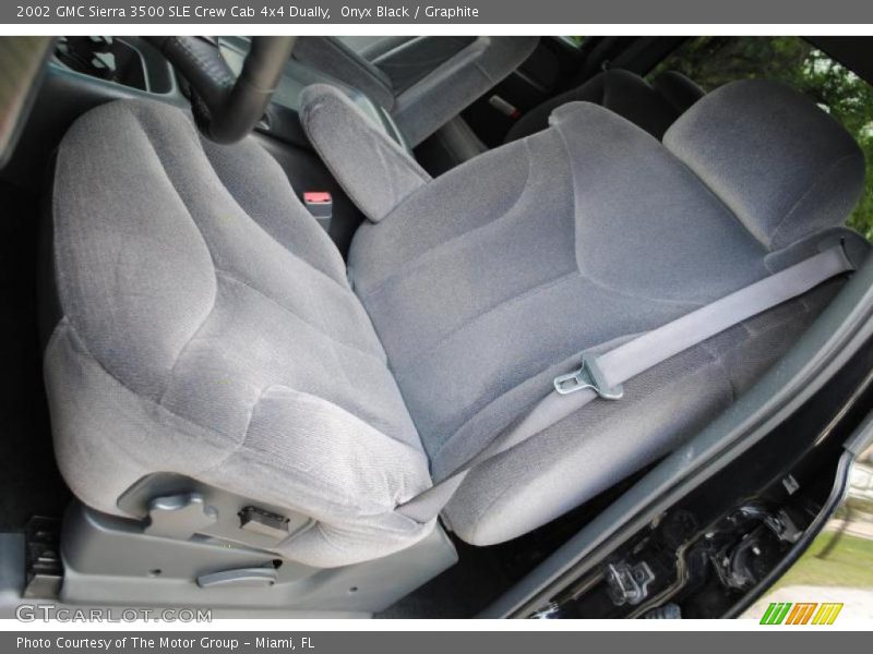 Onyx Black / Graphite 2002 GMC Sierra 3500 SLE Crew Cab 4x4 Dually