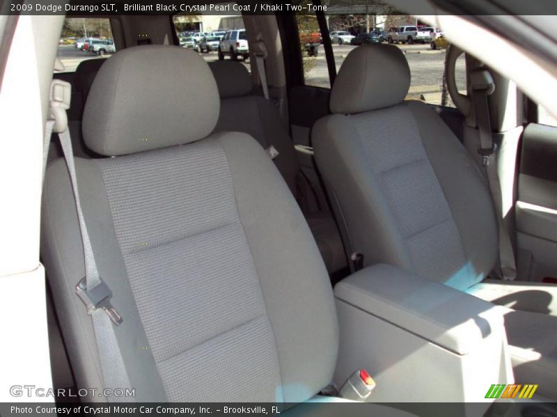 Brilliant Black Crystal Pearl Coat / Khaki Two-Tone 2009 Dodge Durango SLT