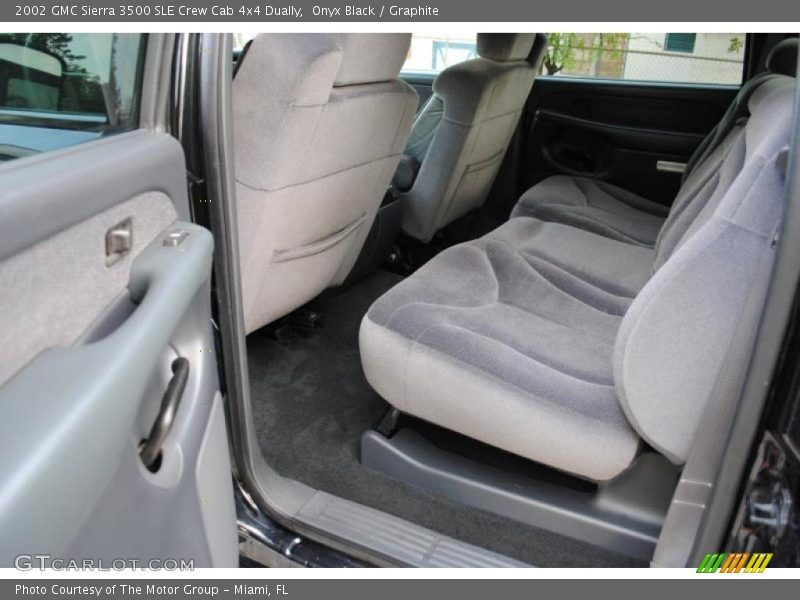 Onyx Black / Graphite 2002 GMC Sierra 3500 SLE Crew Cab 4x4 Dually