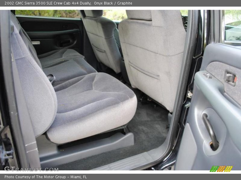 Onyx Black / Graphite 2002 GMC Sierra 3500 SLE Crew Cab 4x4 Dually