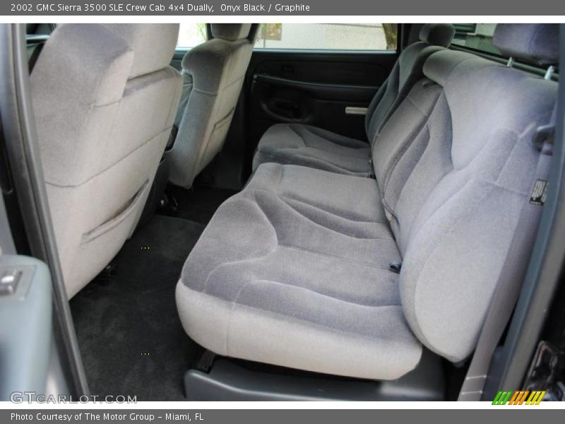 Onyx Black / Graphite 2002 GMC Sierra 3500 SLE Crew Cab 4x4 Dually