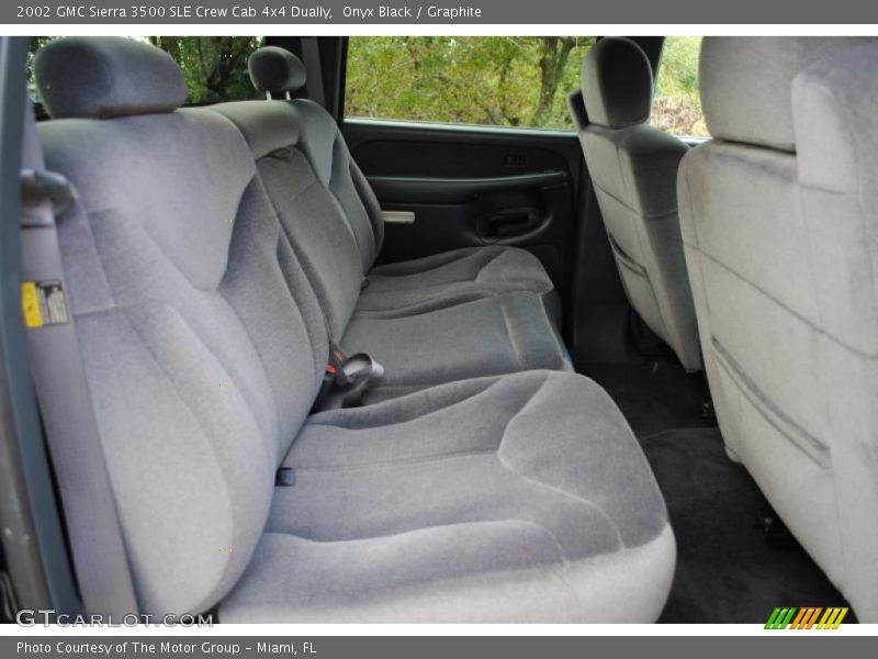 Onyx Black / Graphite 2002 GMC Sierra 3500 SLE Crew Cab 4x4 Dually