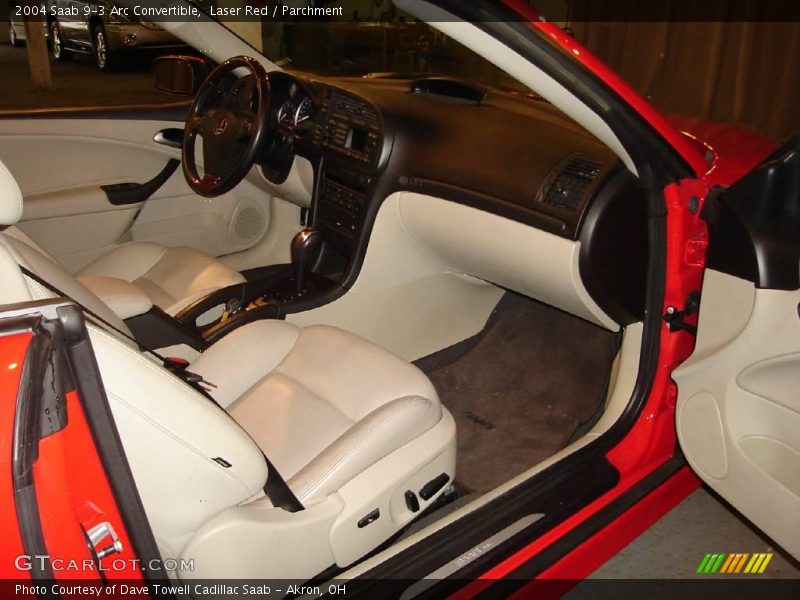 Laser Red / Parchment 2004 Saab 9-3 Arc Convertible