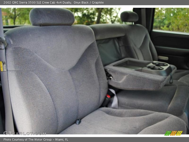 Onyx Black / Graphite 2002 GMC Sierra 3500 SLE Crew Cab 4x4 Dually