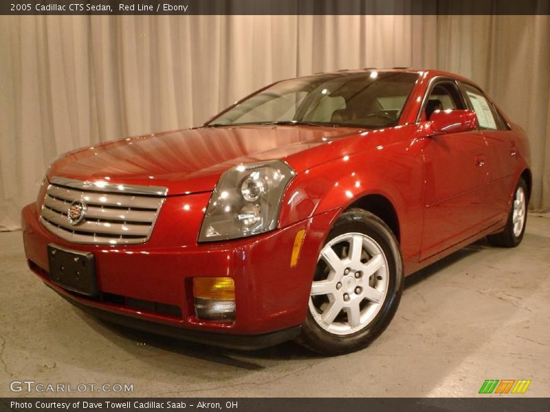 Red Line / Ebony 2005 Cadillac CTS Sedan