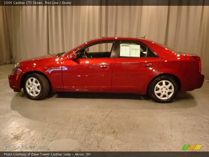 Red Line / Ebony 2005 Cadillac CTS Sedan