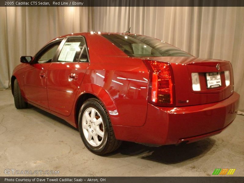 Red Line / Ebony 2005 Cadillac CTS Sedan