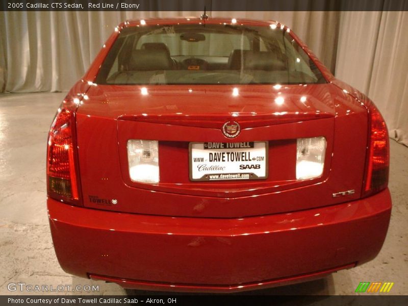 Red Line / Ebony 2005 Cadillac CTS Sedan
