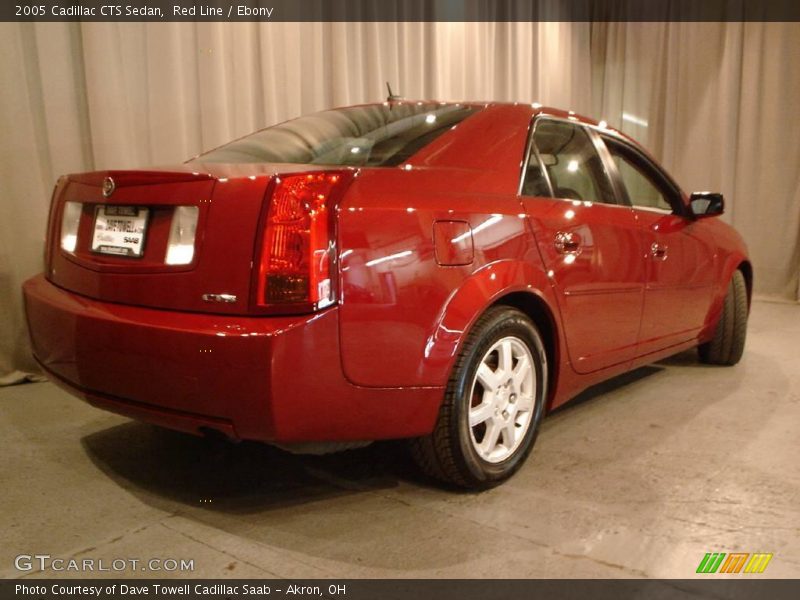 Red Line / Ebony 2005 Cadillac CTS Sedan