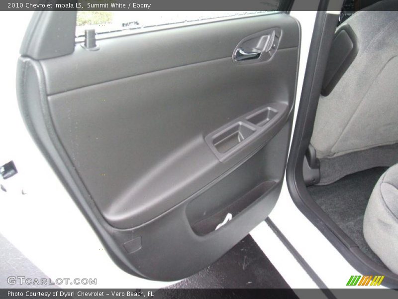 Summit White / Ebony 2010 Chevrolet Impala LS