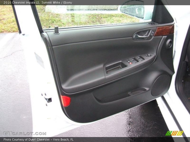 Summit White / Ebony 2010 Chevrolet Impala LS