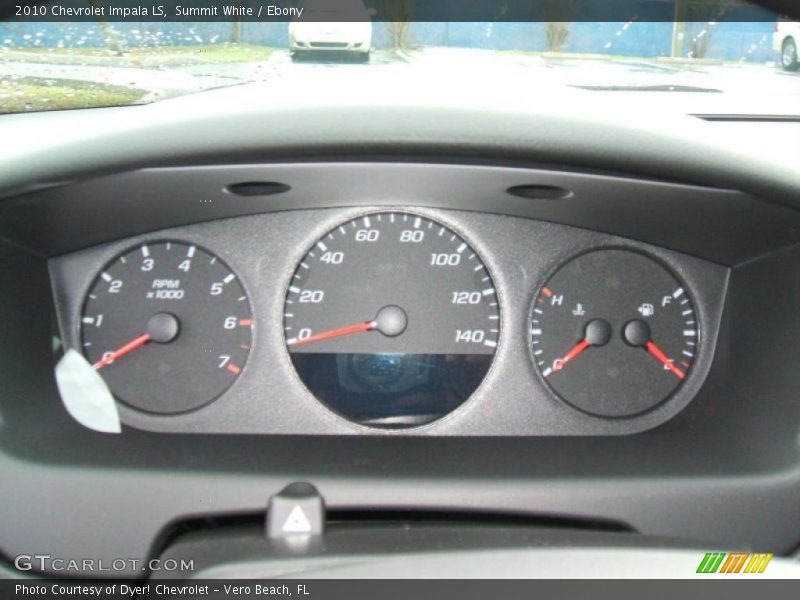 Summit White / Ebony 2010 Chevrolet Impala LS