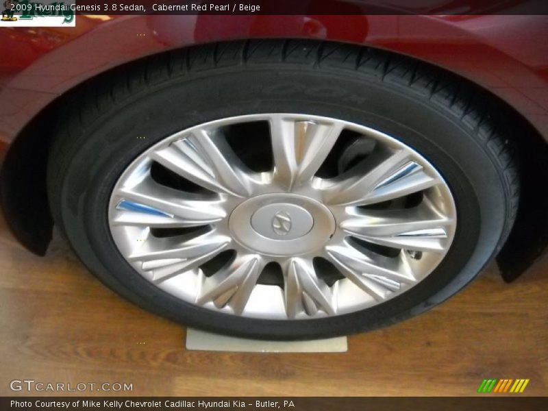 Cabernet Red Pearl / Beige 2009 Hyundai Genesis 3.8 Sedan