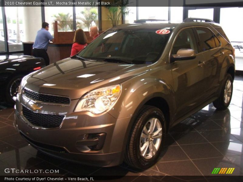 Mocha Steel Metallic / Jet Black 2010 Chevrolet Equinox LT