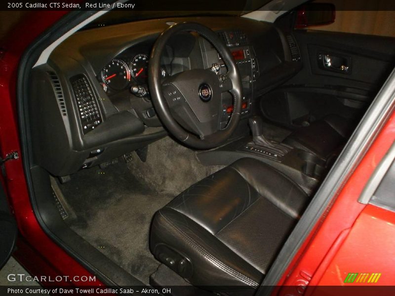 Red Line / Ebony 2005 Cadillac CTS Sedan
