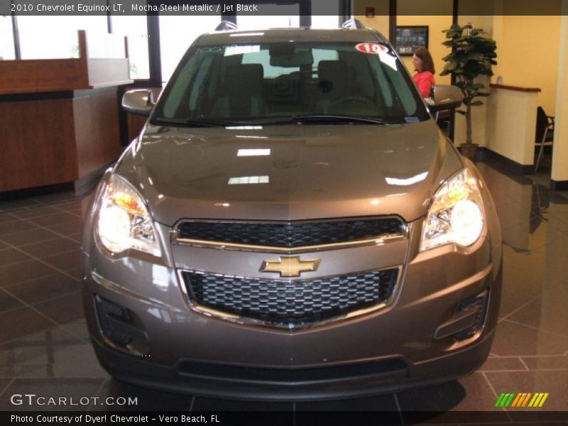 Mocha Steel Metallic / Jet Black 2010 Chevrolet Equinox LT