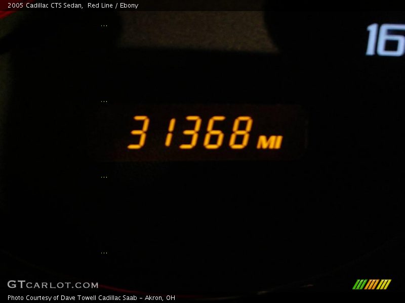 Red Line / Ebony 2005 Cadillac CTS Sedan
