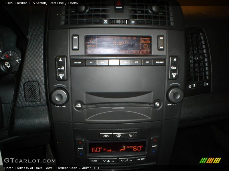 Red Line / Ebony 2005 Cadillac CTS Sedan