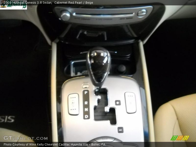 Cabernet Red Pearl / Beige 2009 Hyundai Genesis 3.8 Sedan
