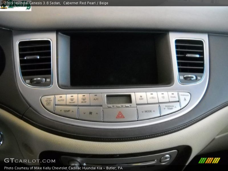 Cabernet Red Pearl / Beige 2009 Hyundai Genesis 3.8 Sedan