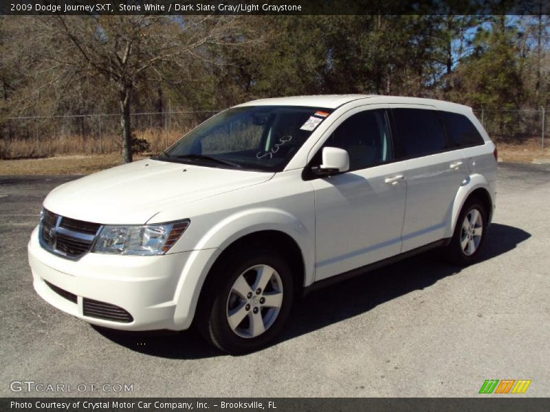 Stone White / Dark Slate Gray/Light Graystone 2009 Dodge Journey SXT