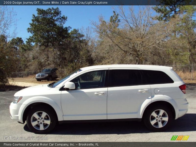 Stone White / Dark Slate Gray/Light Graystone 2009 Dodge Journey SXT