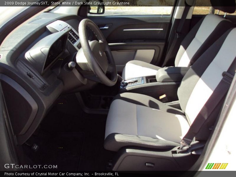 Stone White / Dark Slate Gray/Light Graystone 2009 Dodge Journey SXT