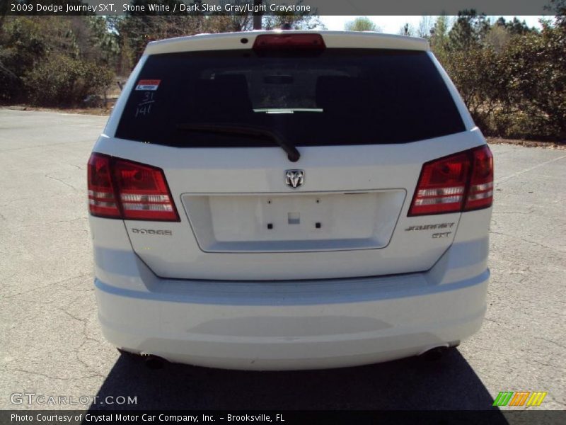 Stone White / Dark Slate Gray/Light Graystone 2009 Dodge Journey SXT
