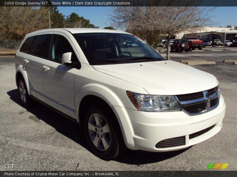Stone White / Dark Slate Gray/Light Graystone 2009 Dodge Journey SXT