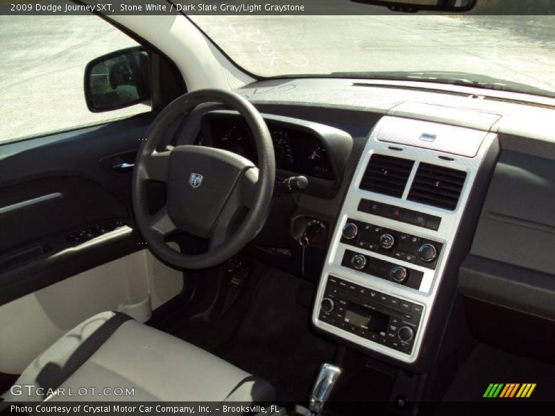 Stone White / Dark Slate Gray/Light Graystone 2009 Dodge Journey SXT