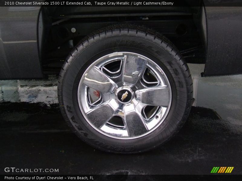 Taupe Gray Metallic / Light Cashmere/Ebony 2010 Chevrolet Silverado 1500 LT Extended Cab