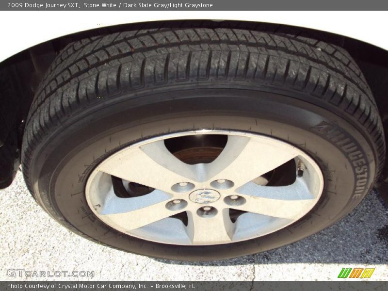 Stone White / Dark Slate Gray/Light Graystone 2009 Dodge Journey SXT