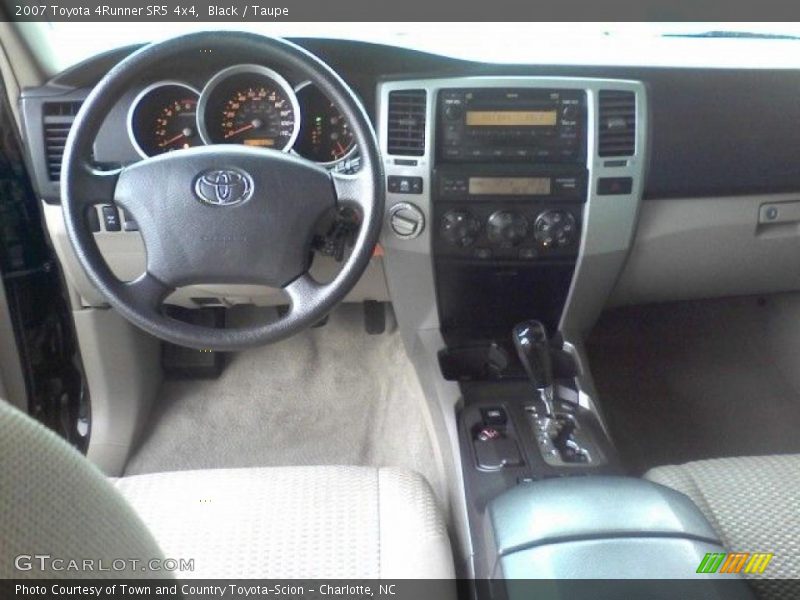 Black / Taupe 2007 Toyota 4Runner SR5 4x4