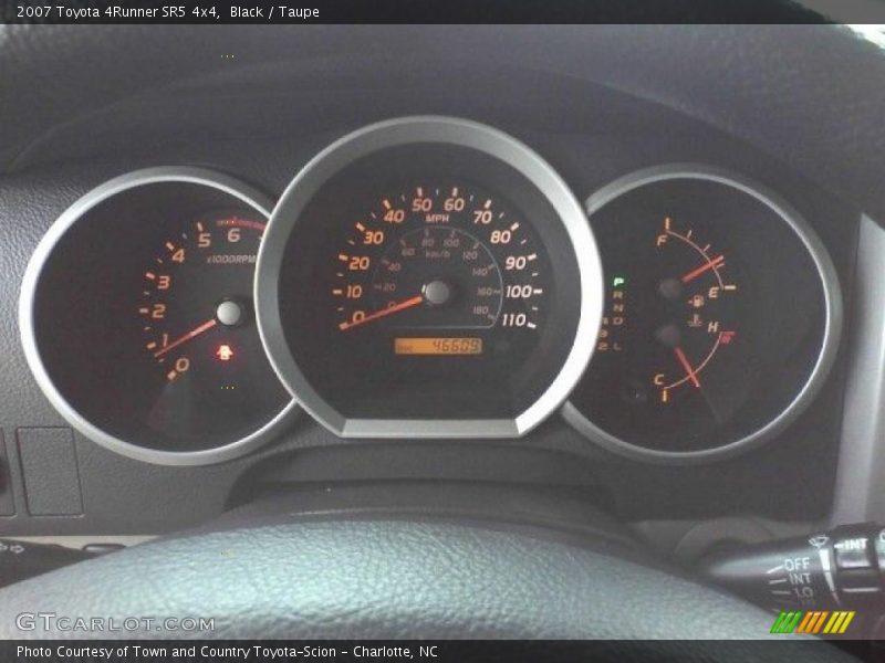Black / Taupe 2007 Toyota 4Runner SR5 4x4