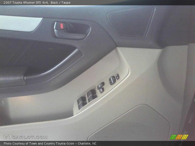Black / Taupe 2007 Toyota 4Runner SR5 4x4