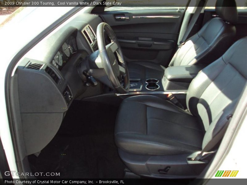 Cool Vanilla White / Dark Slate Gray 2009 Chrysler 300 Touring