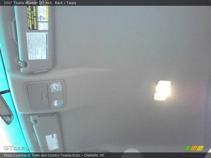 Black / Taupe 2007 Toyota 4Runner SR5 4x4