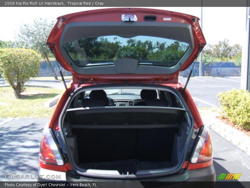 Tropical Red / Gray 2009 Kia Rio Rio5 LX Hatchback