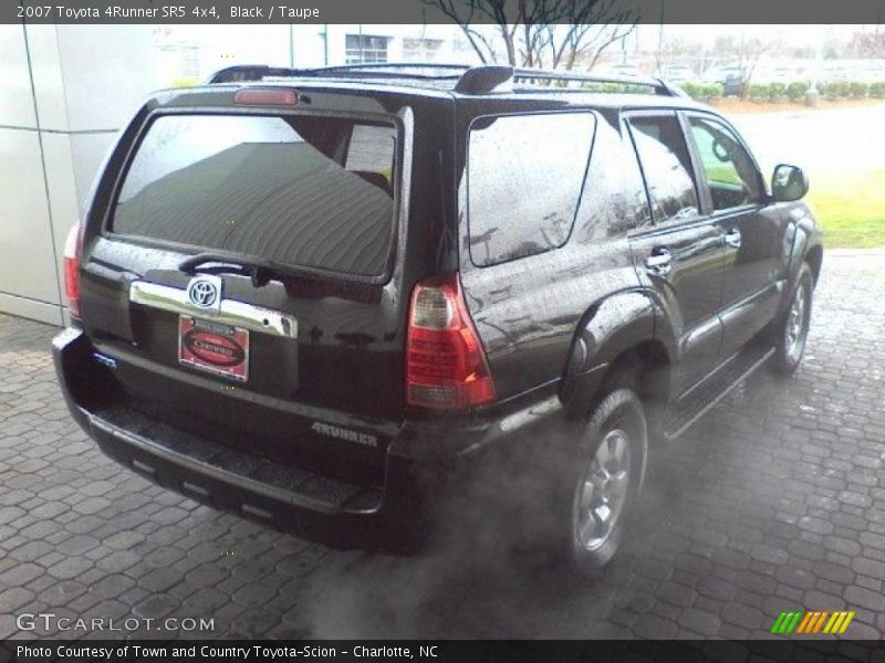 Black / Taupe 2007 Toyota 4Runner SR5 4x4