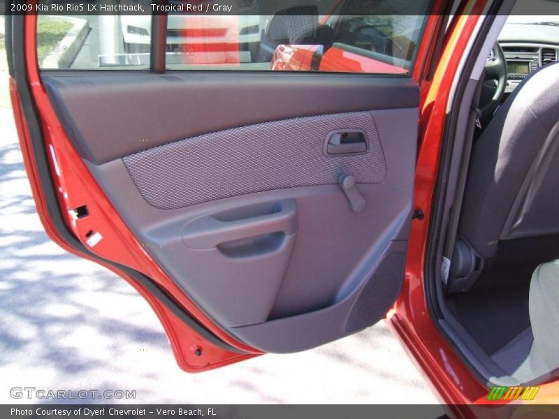 Tropical Red / Gray 2009 Kia Rio Rio5 LX Hatchback