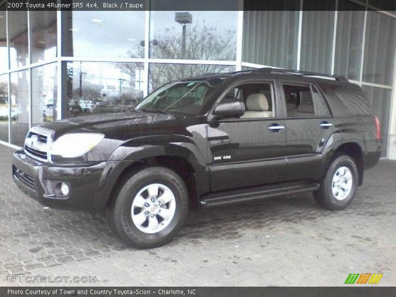 Black / Taupe 2007 Toyota 4Runner SR5 4x4