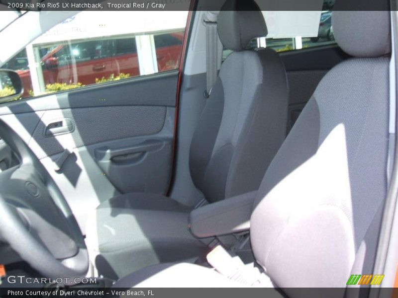 Tropical Red / Gray 2009 Kia Rio Rio5 LX Hatchback