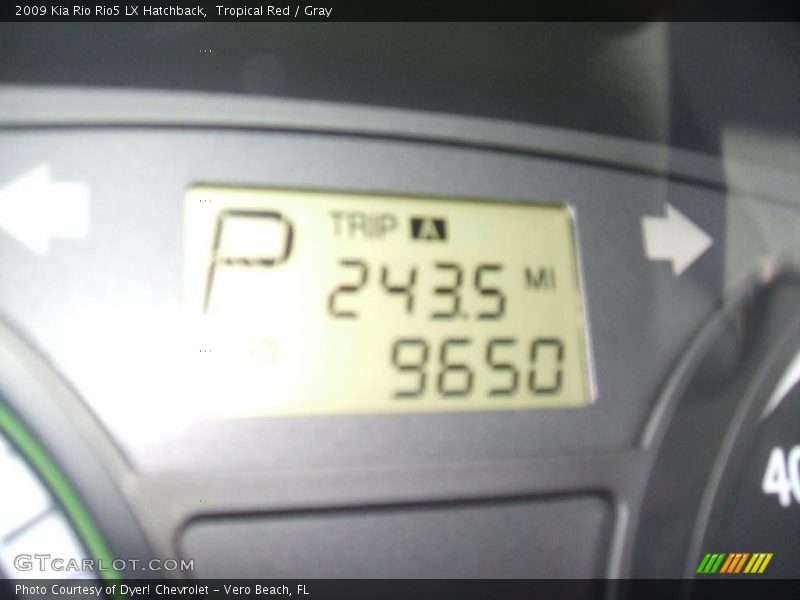 Tropical Red / Gray 2009 Kia Rio Rio5 LX Hatchback