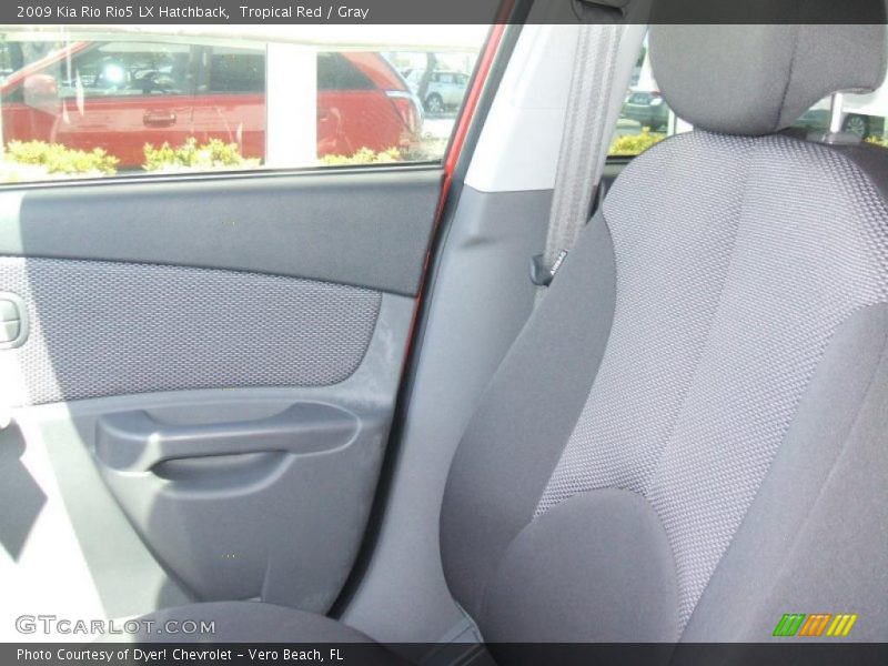 Tropical Red / Gray 2009 Kia Rio Rio5 LX Hatchback