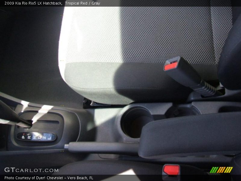 Tropical Red / Gray 2009 Kia Rio Rio5 LX Hatchback