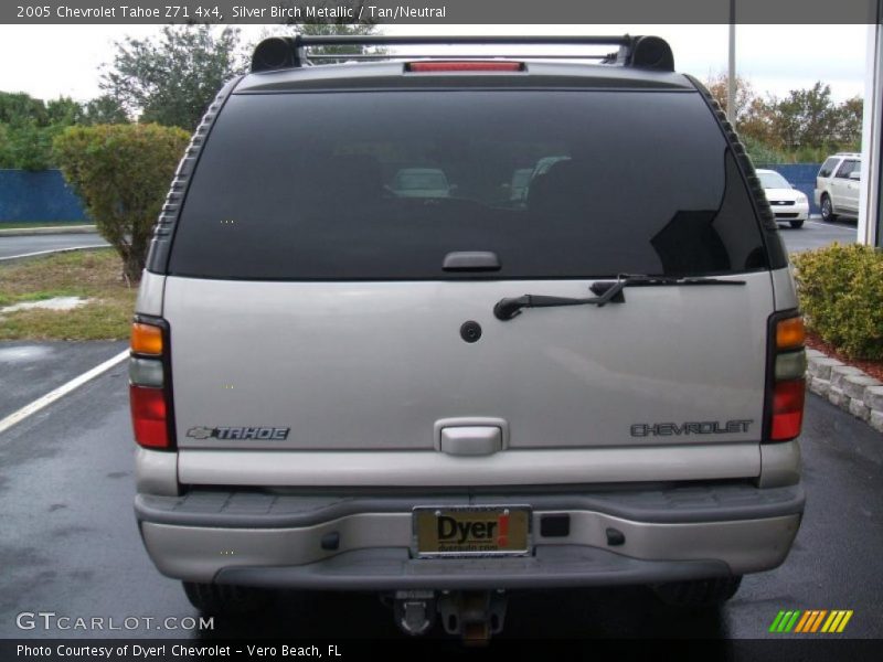 Silver Birch Metallic / Tan/Neutral 2005 Chevrolet Tahoe Z71 4x4