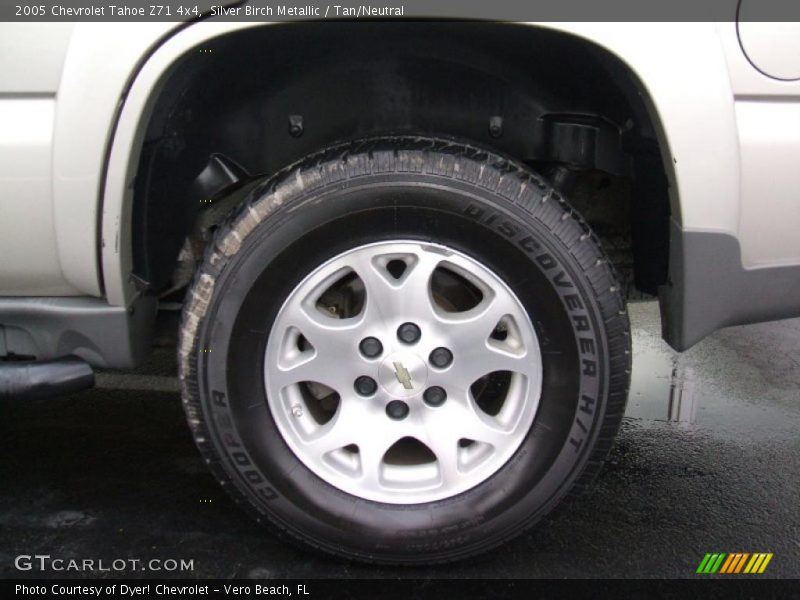 Silver Birch Metallic / Tan/Neutral 2005 Chevrolet Tahoe Z71 4x4