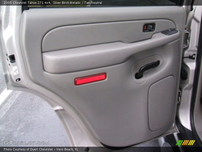 Silver Birch Metallic / Tan/Neutral 2005 Chevrolet Tahoe Z71 4x4